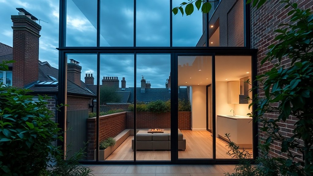 Glass Extension Walls Lewisham